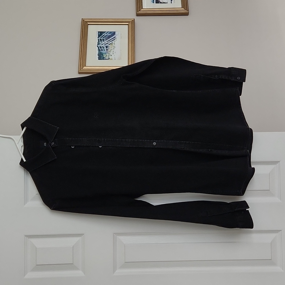 Black Khaki River Island Button Down